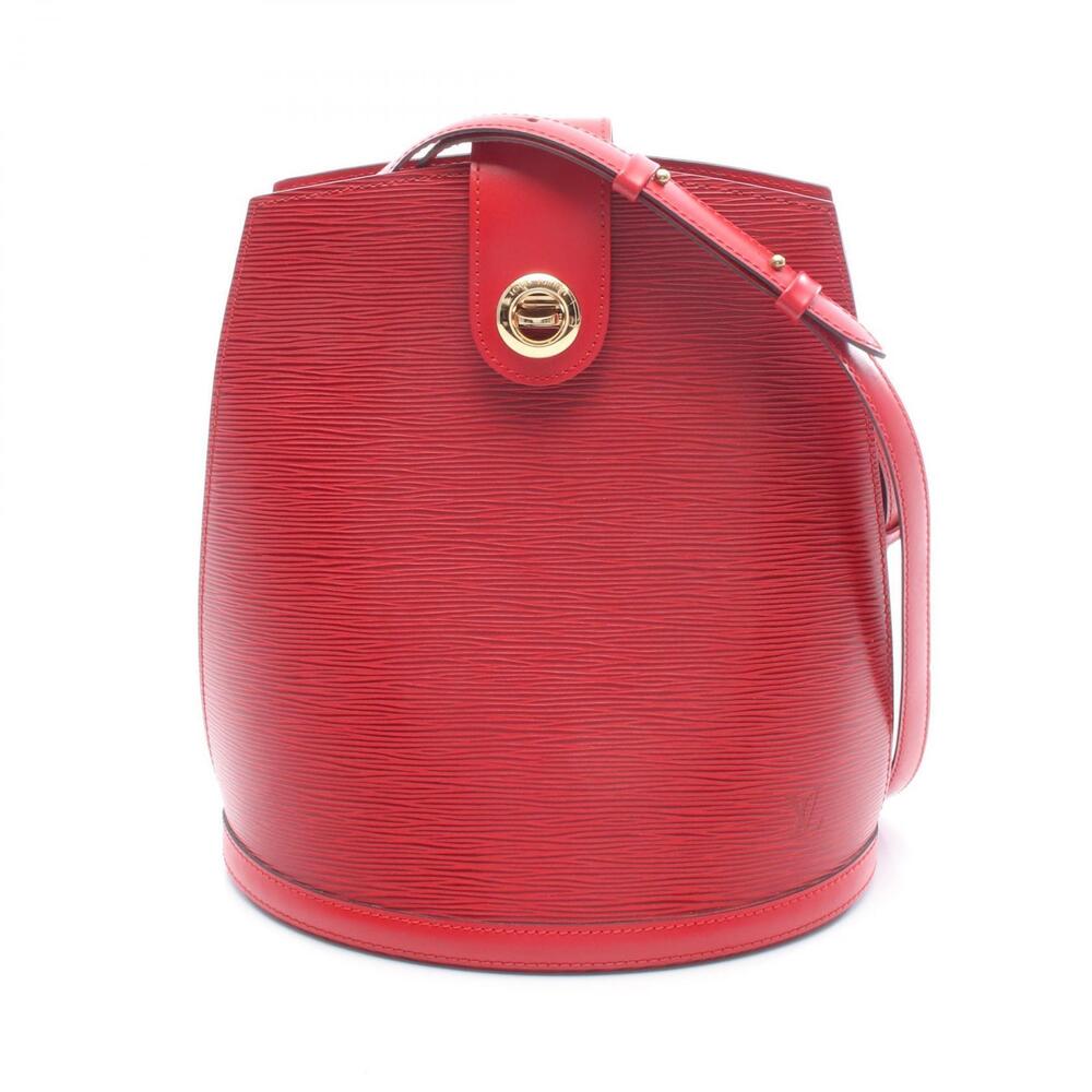 Louis Vuitton Cluny Shoulder Bag Leather Epi Red